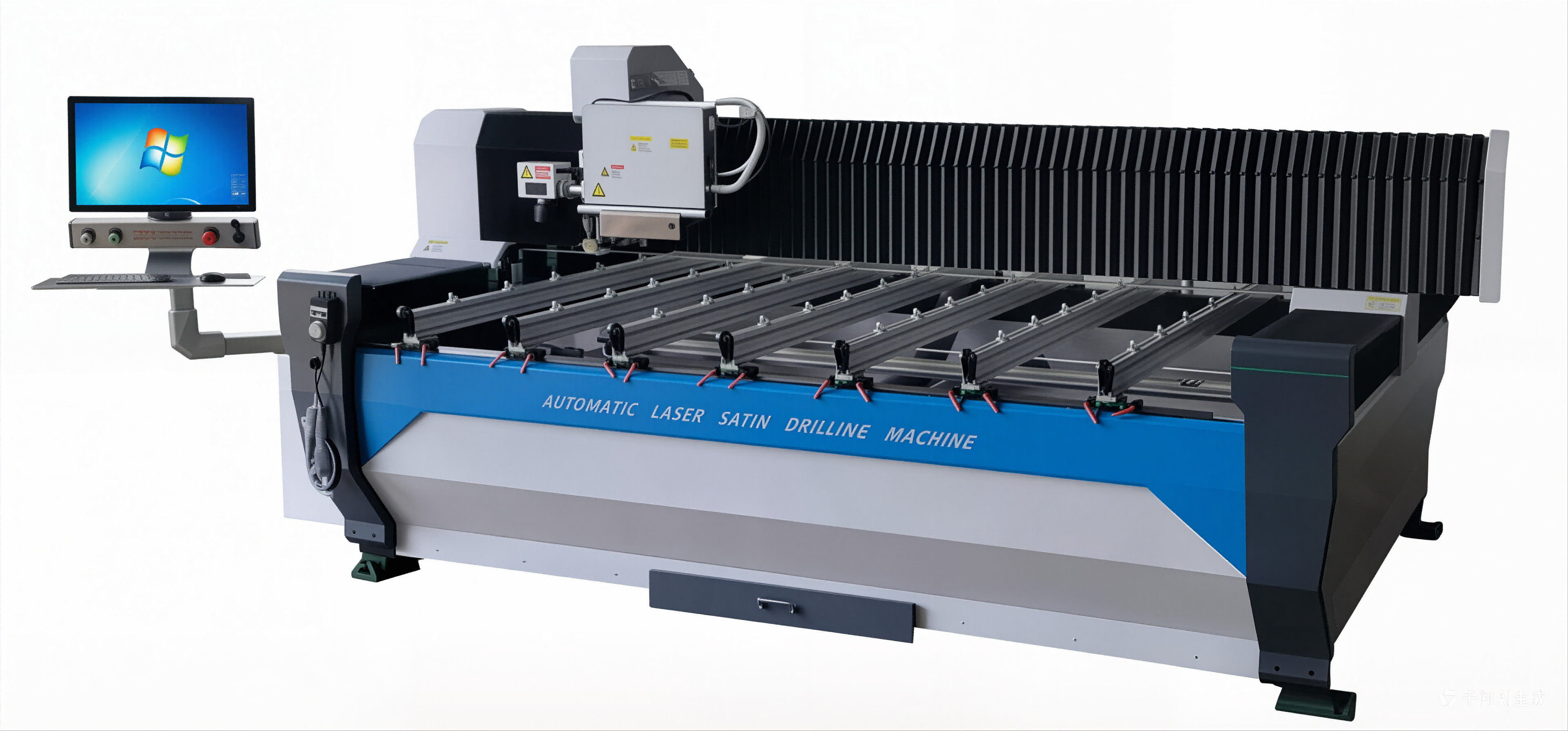 激光玻璃打砂打孔机